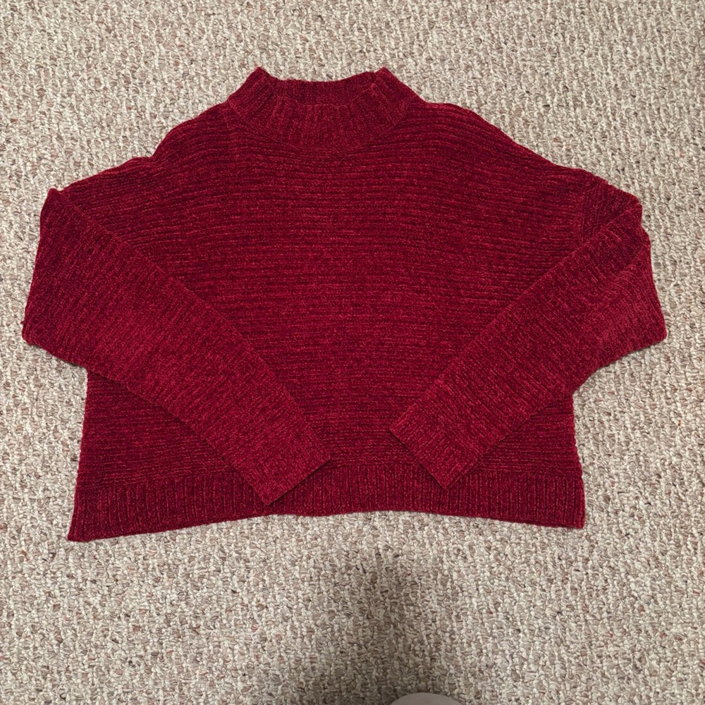 Forever 21 Rich Red Turtleneck Sweater